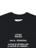 OVERR(オベルー) 21SS BASIC LOGO BLACK T-SHIRTS
