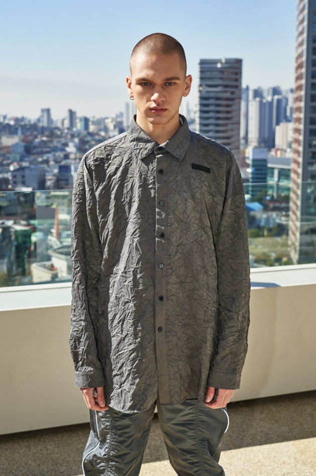 OVERR(オベルー)  21SS CHARCOAL TUNIC SHIRTS