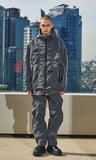 OVERR(オベルー)  21SS METAL RIP CHARCOAL NYLON JACKET