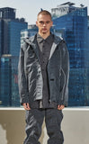 OVERR(オベルー)  21SS METAL RIP CHARCOAL NYLON JACKET