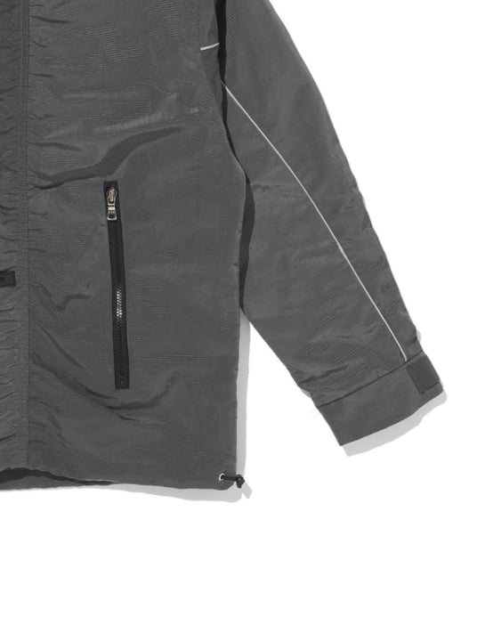 OVERR(オベルー)  21SS METAL RIP CHARCOAL NYLON JACKET
