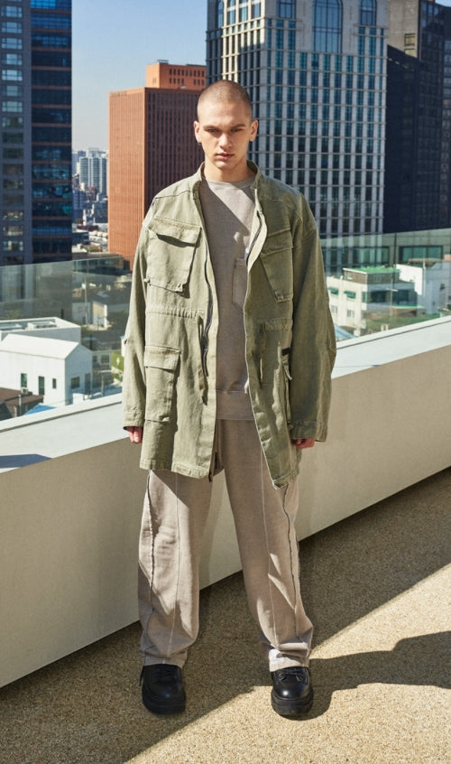 OVERR(オベルー)  21SS PIGMENT KHAKI FIELD JACKET