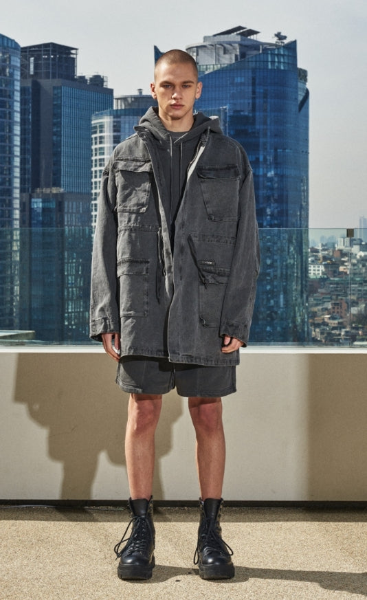 OVERR(オベルー)  21SS PIGMENT CHARCOAL FIELD JACKET