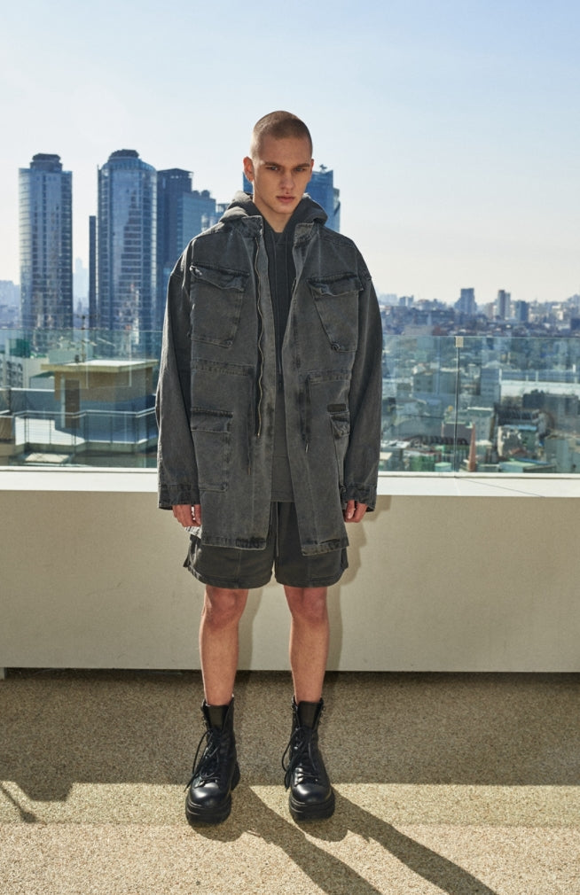 OVERR(オベルー)  21SS PIGMENT CHARCOAL FIELD JACKET