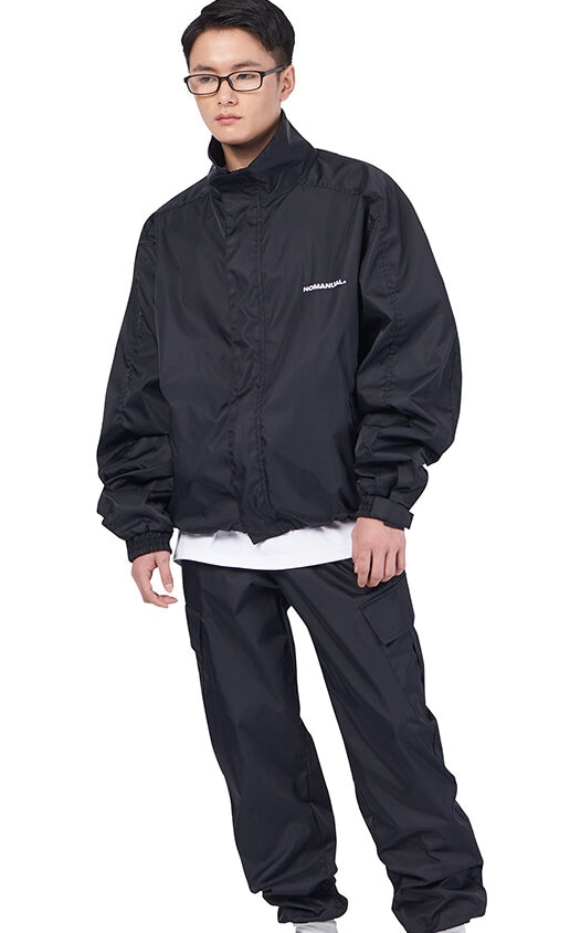 NOMANUAL(ノーマニュアル)  FD WINDBREAKER JACKET - BLACK