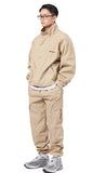 NOMANUAL(ノーマニュアル)  FD WINDBREAKER JACKET - BEIGE