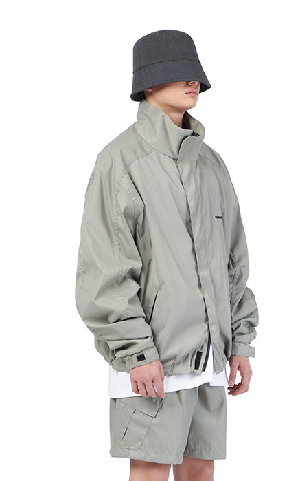 NOMANUAL(ノーマニュアル)  FD WINDBREAKER JACKET - WARM GRAY