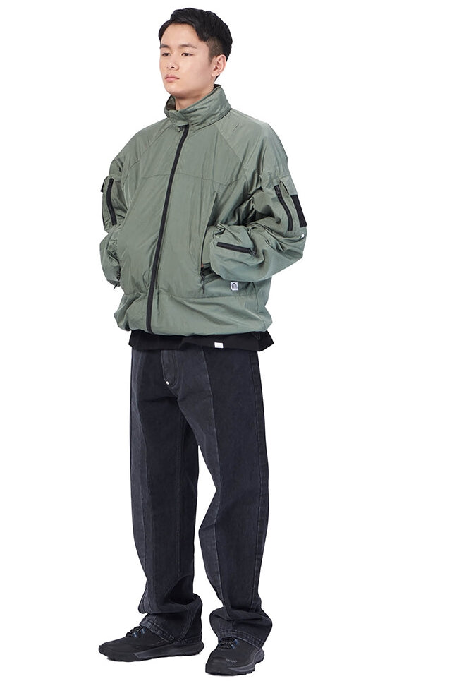 NOMANUAL(ノーマニュアル)  UTILITY JACKET - KHAKI