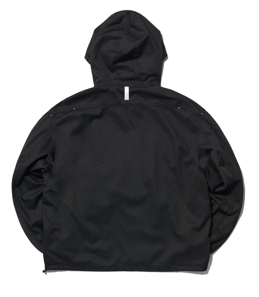 NOMANUAL(ノーマニュアル)  3DP ANORAK JACKET - BLACK