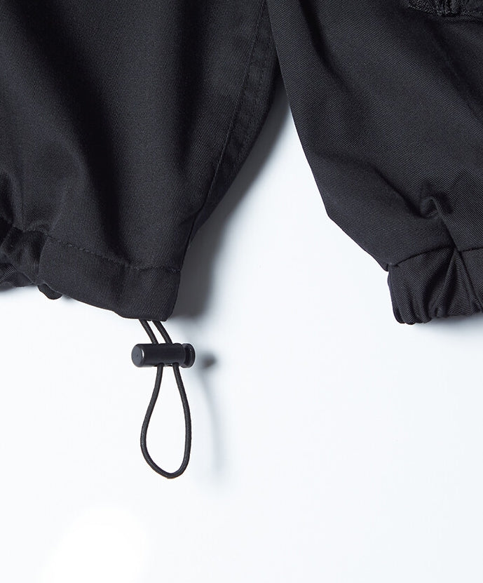 NOMANUAL(ノーマニュアル)  3DP ANORAK JACKET - BLACK