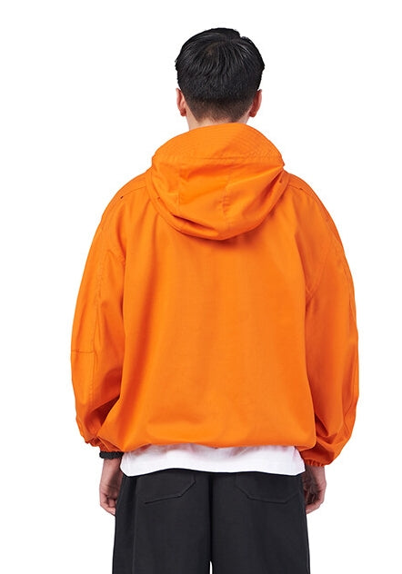 NOMANUAL(ノーマニュアル)  3DP ANORAK JACKET - ORANGE