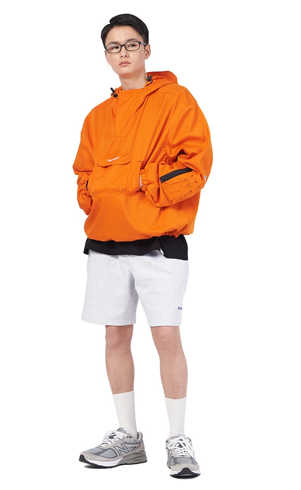 NOMANUAL(ノーマニュアル)  3DP ANORAK JACKET - ORANGE