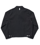 NOMANUAL(ノーマニュアル)  STRIPED WORK JACKET - CHARCOAL