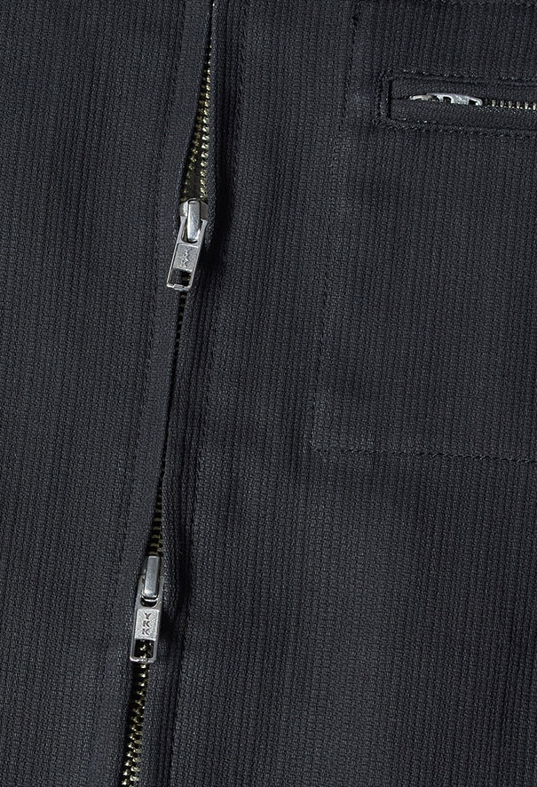 NOMANUAL(ノーマニュアル)  STRIPED WORK JACKET - CHARCOAL