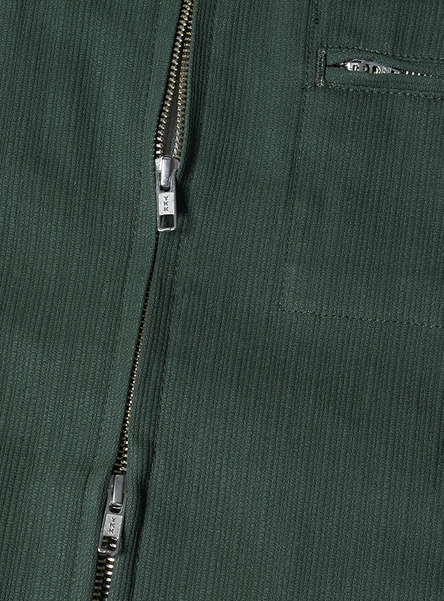 NOMANUAL(ノーマニュアル)  STRIPED WORK JACKET - GREEN
