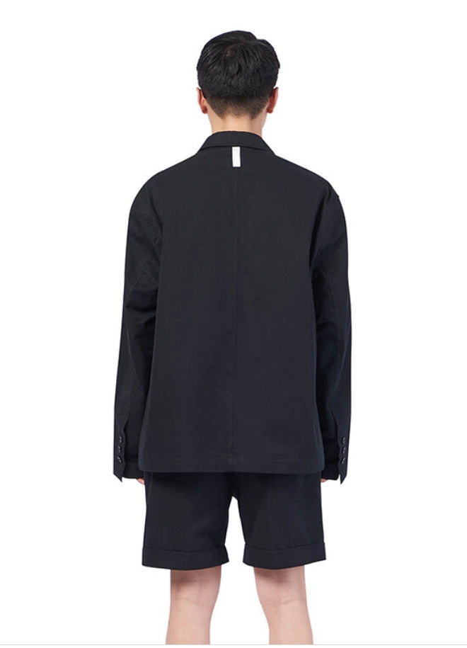NOMANUAL(ノーマニュアル) U.P SET-UP JACKET - BLACK