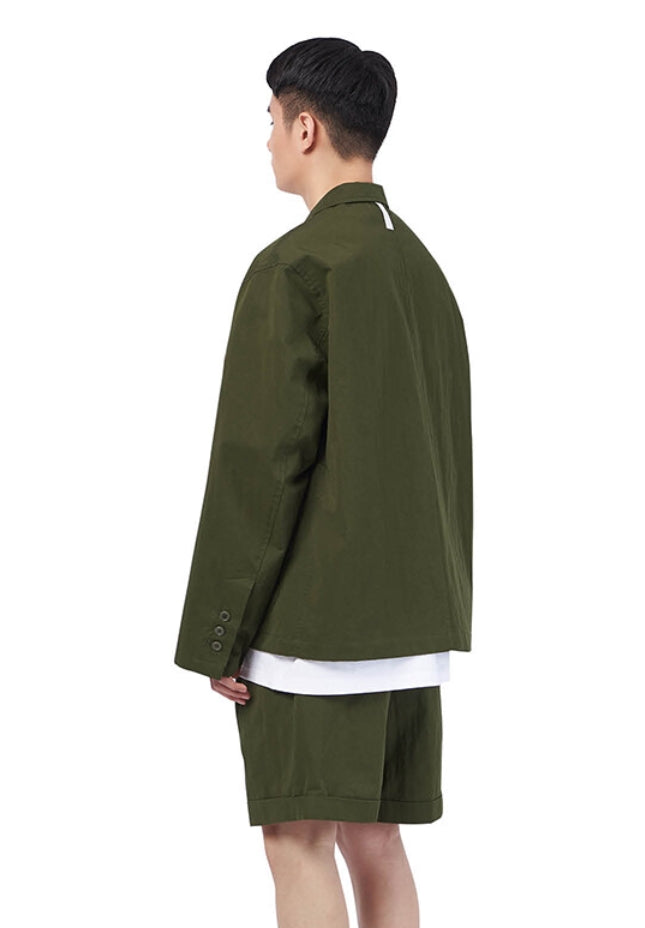 NOMANUAL(ノーマニュアル) U.P SET-UP JACKET - KHAKI