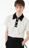 イーエスシースタジオ(ESC STUDIO)   Button polo shirt (cream)