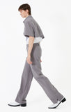イーエスシースタジオ(ESC STUDIO)  Stud crop pad shirt jacket (grey)