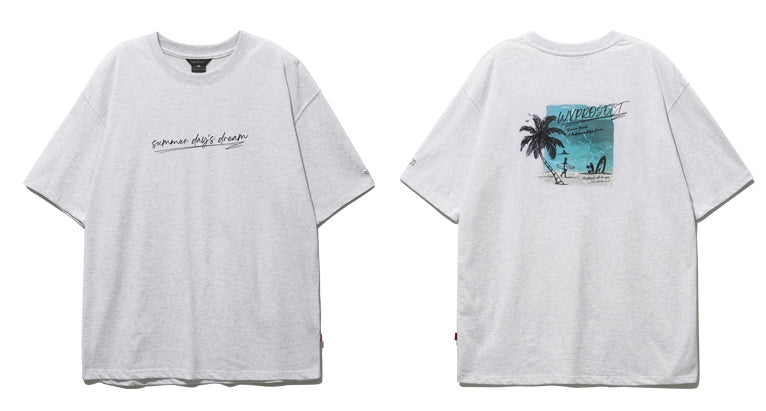 ダブルユーブイプロジェクト(WV PROJECT) SUMMER DAYS SHORT SLEEVE (WHITE OATMEAL) MJST7499