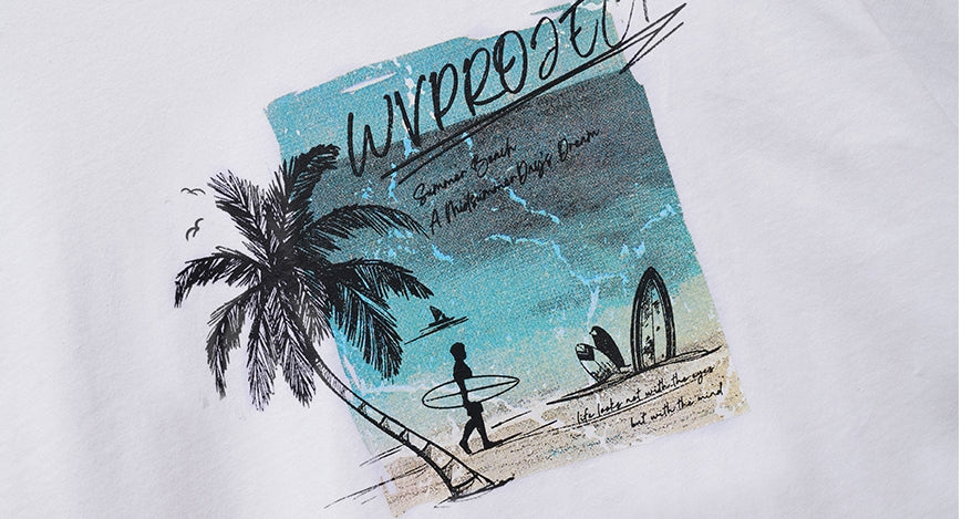 ダブルユーブイプロジェクト(WV PROJECT) SUMMER DAYS SHORT SLEEVE (WHITE) MJST7499