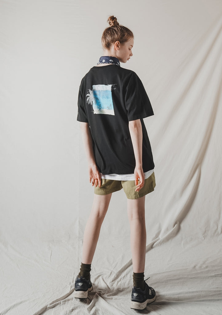ダブルユーブイプロジェクト(WV PROJECT) SUMMER DAYS SHORT SLEEVE (BLACK) MJST7499