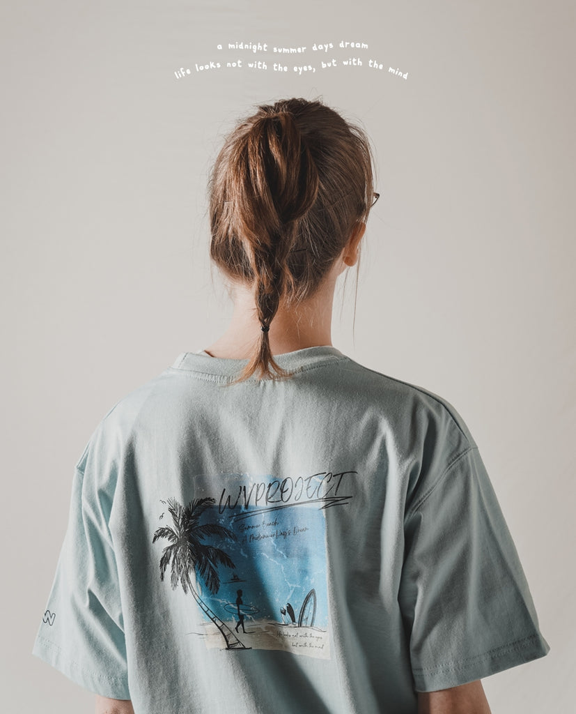 ダブルユーブイプロジェクト(WV PROJECT) SUMMER DAYS SHORT SLEEVE (MINT) MJST7499