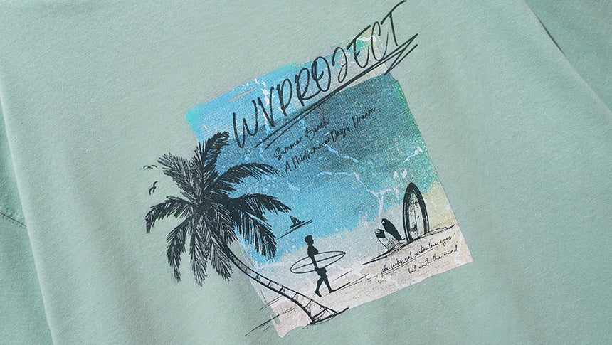 ダブルユーブイプロジェクト(WV PROJECT) SUMMER DAYS SHORT SLEEVE (MINT) MJST7499