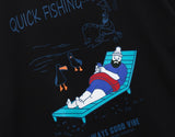 パーステップ(PERSTEP) QUICK FISHING T-SHIRT BLACK SMST4435