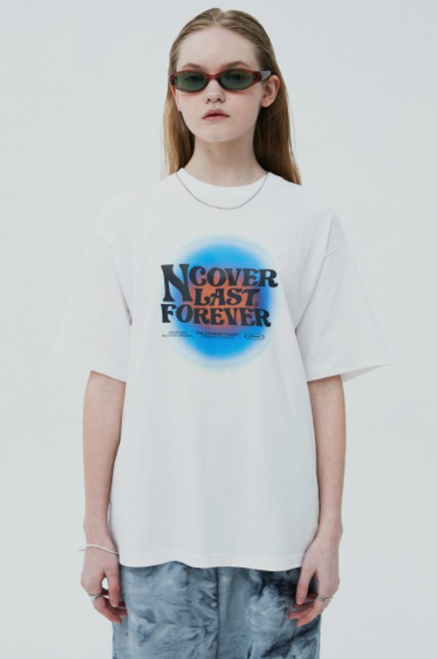 NCOVER(エンカバー)LAST FOREVER GRADATION TSHIRT-BLUE