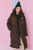 NCOVER(エンカバー)LOGO LONG PADDING-BROWN