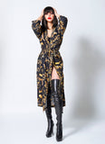 STIGMA(スティグマ)   ANTIQUE RAYON ROBE BLACK