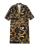 STIGMA(スティグマ)   ANTIQUE RAYON ROBE BLACK