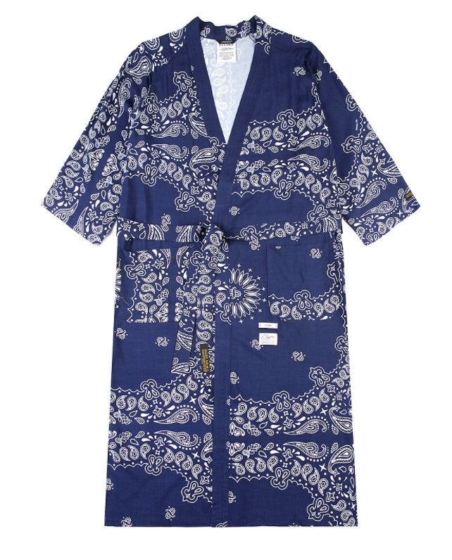 STIGMA(スティグマ)   PAISLEY RAYON ROBE NAVY