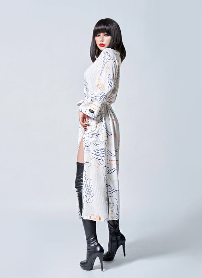 STIGMA(スティグマ)   MASTERPIECE RAYON ROBE IVORY