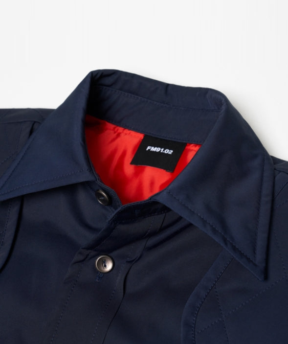 FM91.02 (エフエム91.02) SK8TE JACKET navy