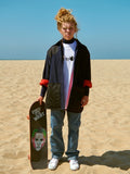 FM91.02 (エフエム91.02) SK8TE JACKET navy