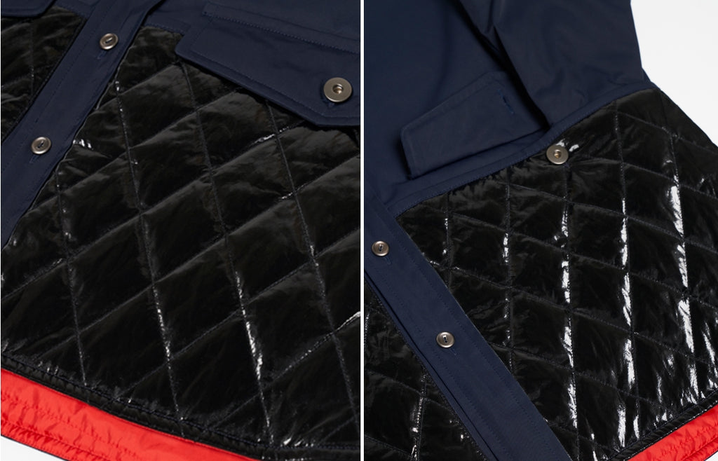 FM91.02 (エフエム91.02) SK8TE JACKET navy