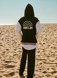 FM91.02 (エフエム91.02) BASEBALL ZIPUP black(ivory)