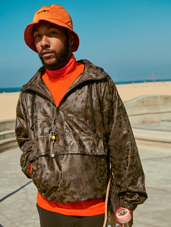 FM91.02 (エフエム91.02) SUNSET camouflage ANORAK