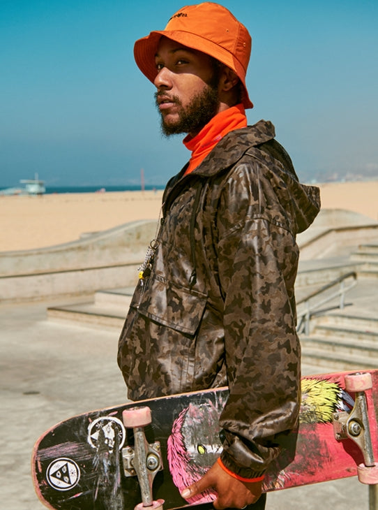 FM91.02 (エフエム91.02) SUNSET camouflage ANORAK