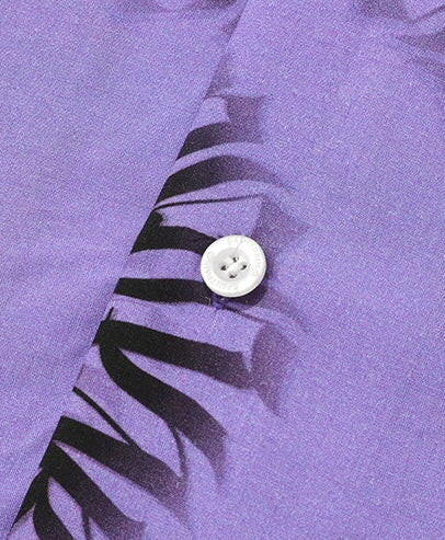 セイントペイン(SAINTPAIN)  SPXBH OPEN COLLAR SHIRTS-PURPLE