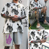 セイントペイン(SAINTPAIN)  SPXBH OPEN COLLAR SHIRTS-WHITE