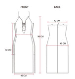 オージーオーディー(OZOD)  TWISTED LOGO DRESS_WHITE