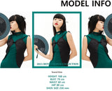 オージーオーディー(OZOD) SATIN HOLE DRESS_WHITE