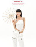 オージーオーディー(OZOD) UNBALANCE TOP_WHITE