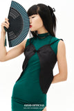 オージーオーディー(OZOD) BUTTERFLY TOP_BLACK
