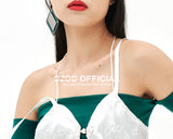 オージーオーディー(OZOD) BUTTERFLY TOP_WHITE