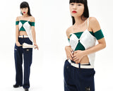 オージーオーディー(OZOD) BUTTERFLY TOP_WHITE