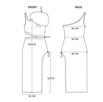 オージーオーディー(OZOD)  GATHER SLIT DRESS_WHITE